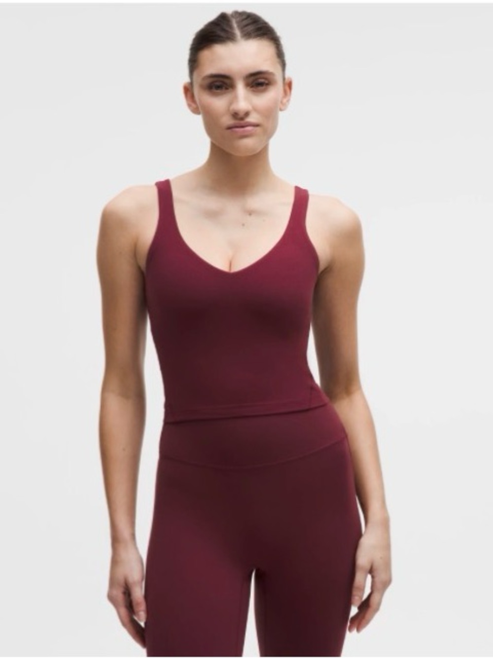 Lululemon Burgundy Bay Align Tank Top Size 6